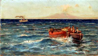 Vesuvius seen from Capri - Raimondi Elviro